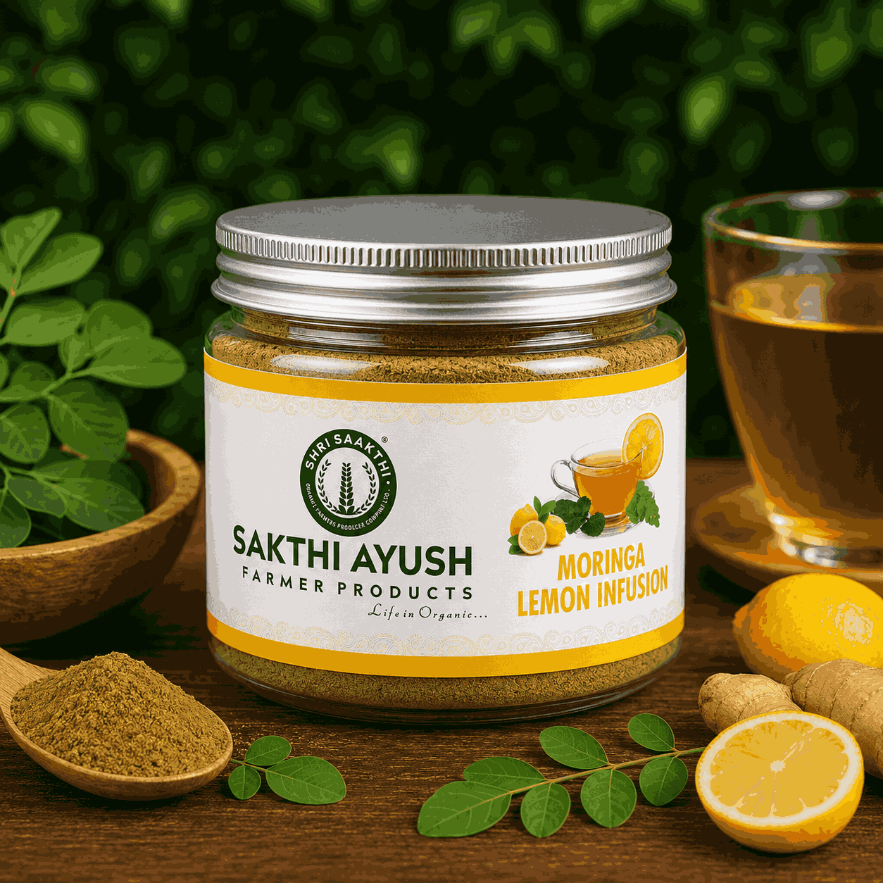 Moringa lemon infusion(முருங்கை-எலுமிச்சை பானம்)